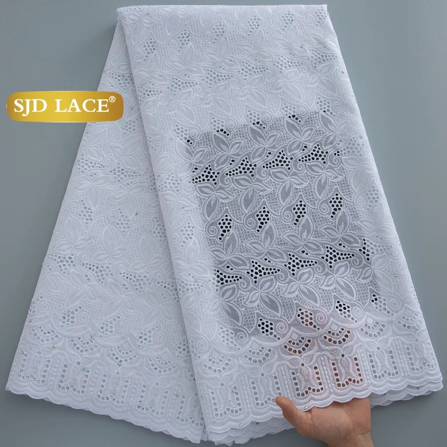 dentelle blanche florale opaques classique mariage fête yards haute qualité
