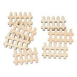 grille clôture miniature bois fée lattes horizontales deco artisanal garden party diy craft naturel