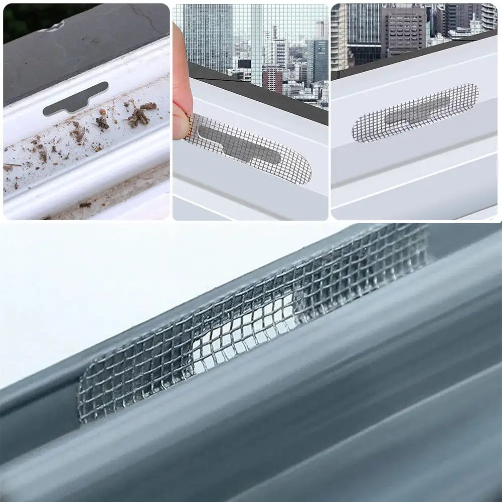 grille protection anti insectes adhésive transparente maille fine fenêtre moustiquaire réparation écran fixe fibre