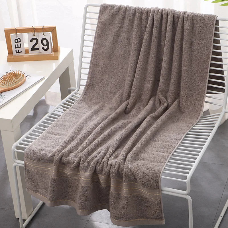 serviette bain coton turc absorption rapide séchage rapide douceur opaque motif horizontal moderne bleu