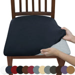 housse élastique chaise bleu marine adhésive mariage banquet moderne cuisine