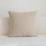 coussin beige motif géométrique moderne housses polyester 200 fils square sans rembourrage décoration lit