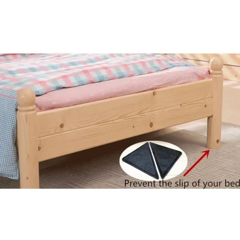 protections anti dérapantes adhésives tapis meubles noires beiges rouges triangles texturés intérieur 12pcs 11cm