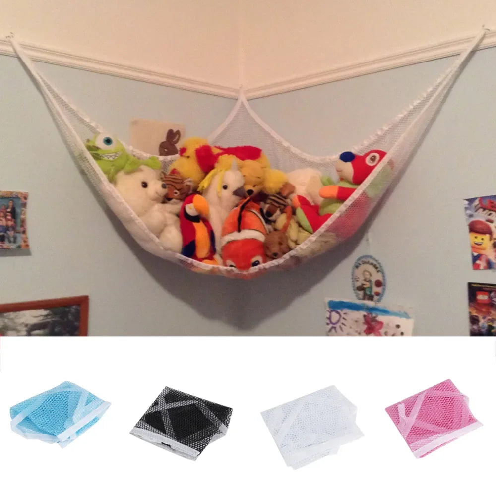 hamac blanc moderne hamac jouets sac rangement tasse plastique vis ancre mur enfants chambre