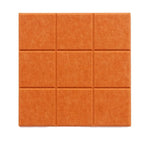 panneau rangement tissu uni orange gris bleu moderne clips autocollants 30cm 30cm