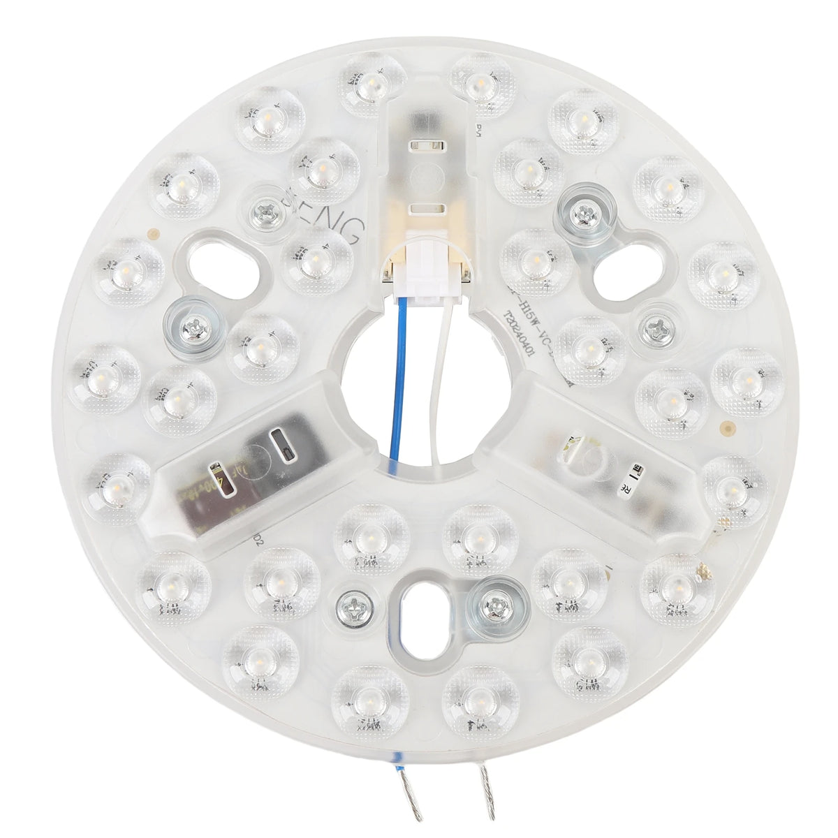 lampe led moderne blanc diodes 5.3 pouces fixations vis flux lumineux efficace
