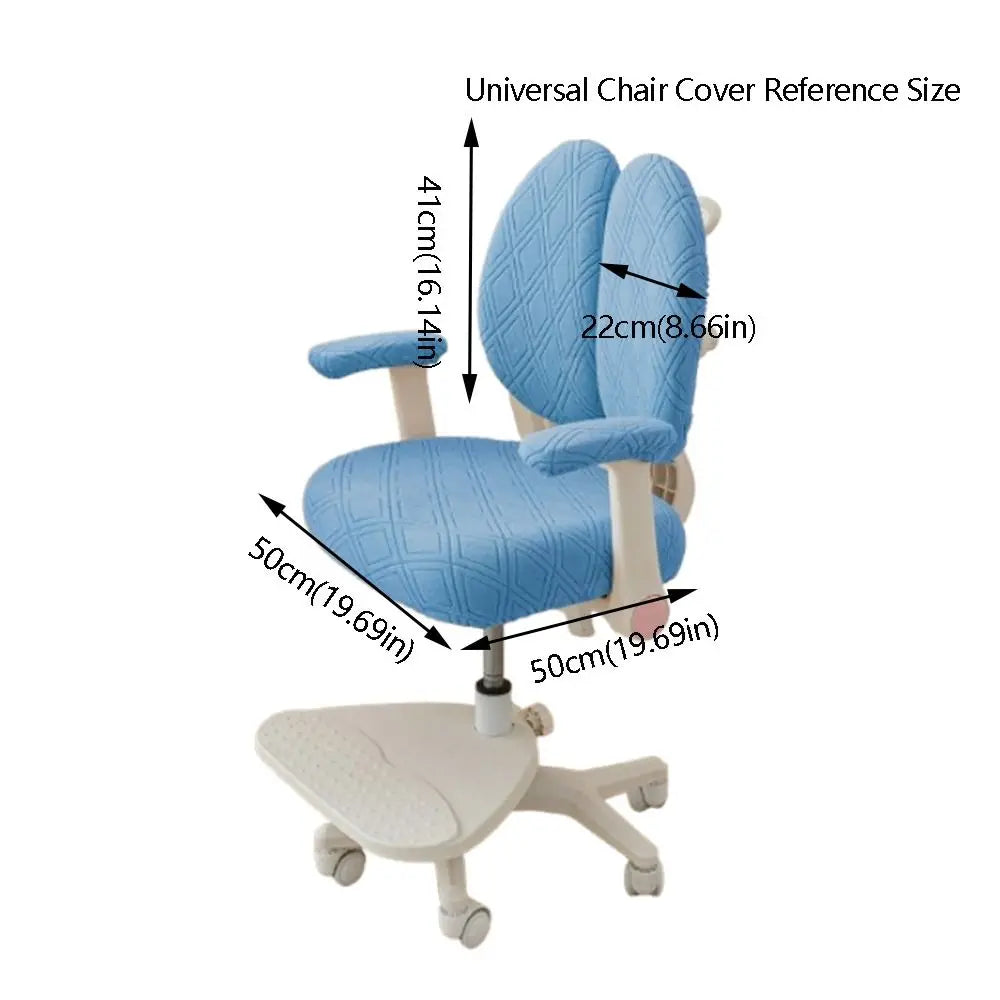 housse chaise universelle moderne motif carreaux couleurs vert olive beige blanc gris bleu vert