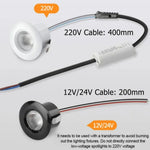 Spot LED 3W Blanc Or Noir Mat Moderne Éclairage Intérieur Commercial