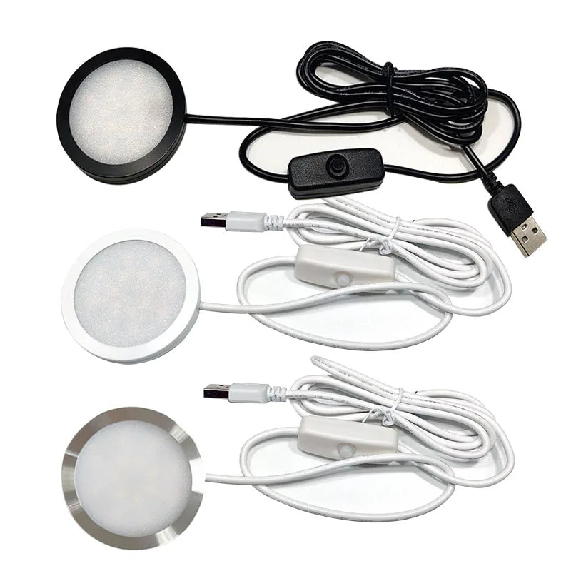 lampe led 3w 12v blanc moderne câble usb interrupteur 3000k 4000k 6000k