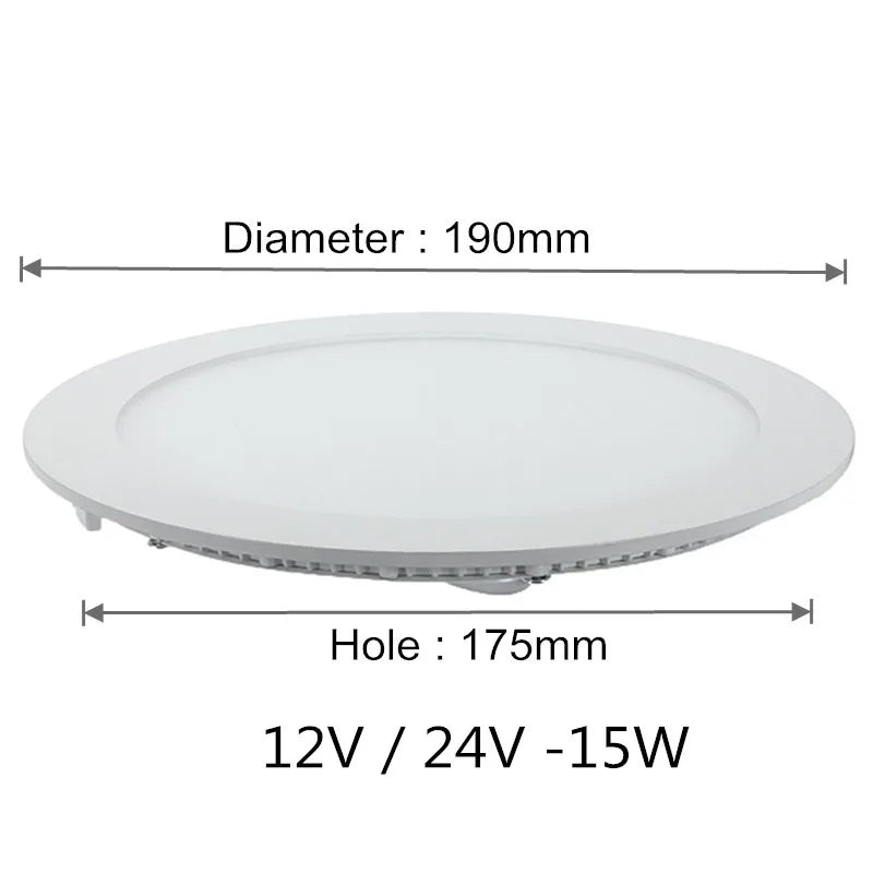 plaque led moderne blanc 12v 24v 3w 4w 6w 9w 12w 15w 25w ac