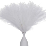 plumes séchées naturelles rustiques modernes beige rose blanc bleu décoration extérieure fête mariage