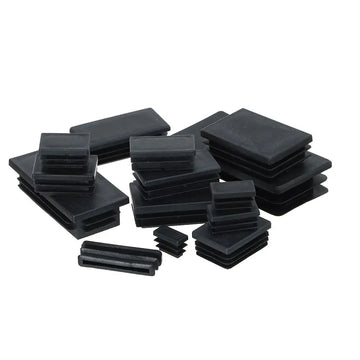 cache pieds adhésifs noirs pratiques rectangle carré anti poussière 10 pièces utilitaires