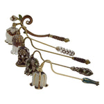 extingueur bougie longue poignée métal fleur stylisée élégant décoration maison cadeau événement