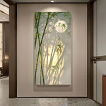 Toile bambou sans cadre style moderne