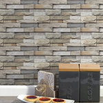 panneaux decoratifs mur gris beige blanc aspect pierre naturelle adhesifs modernes rustiques pieces 28cm