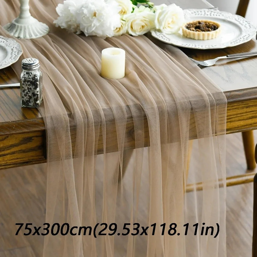 table table polyester plissé rose pâle vert foncé blanc violetclair beige classique festive fleuri