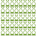 supports murals adhésifs auto agrippants plantes vert simples modernes intérieur 100pcs