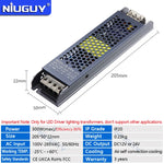 transformateur led 12v 24v 36w 60w 100w 150w 200w 300w 400w 500w câble ac