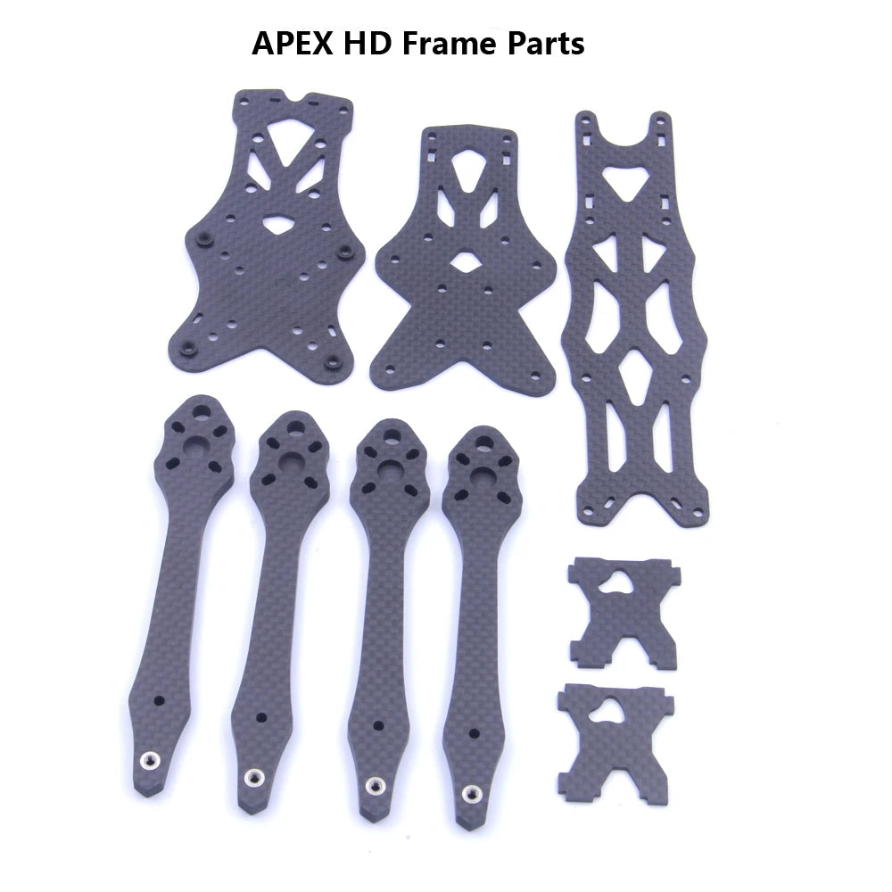 pièces cadre drone fibre carbone gris hélicoptère rc fpv diy moderne technologie
