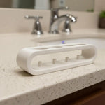 porte brosses dents eléctroniques trous brosse manuelle moderne blanc noir
