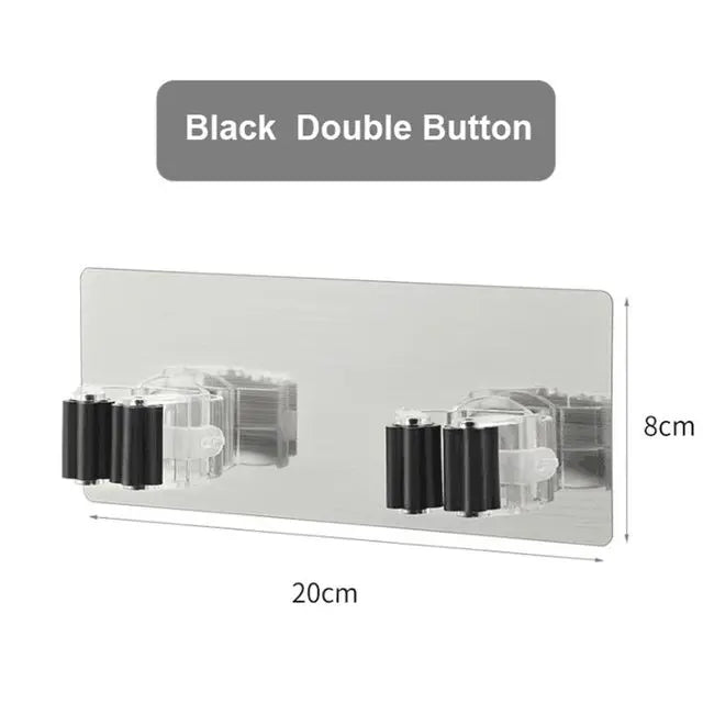 supports murals adhésifs transparents blancs modernes balais aspirateurs multifonctions PVC respectueux environnement