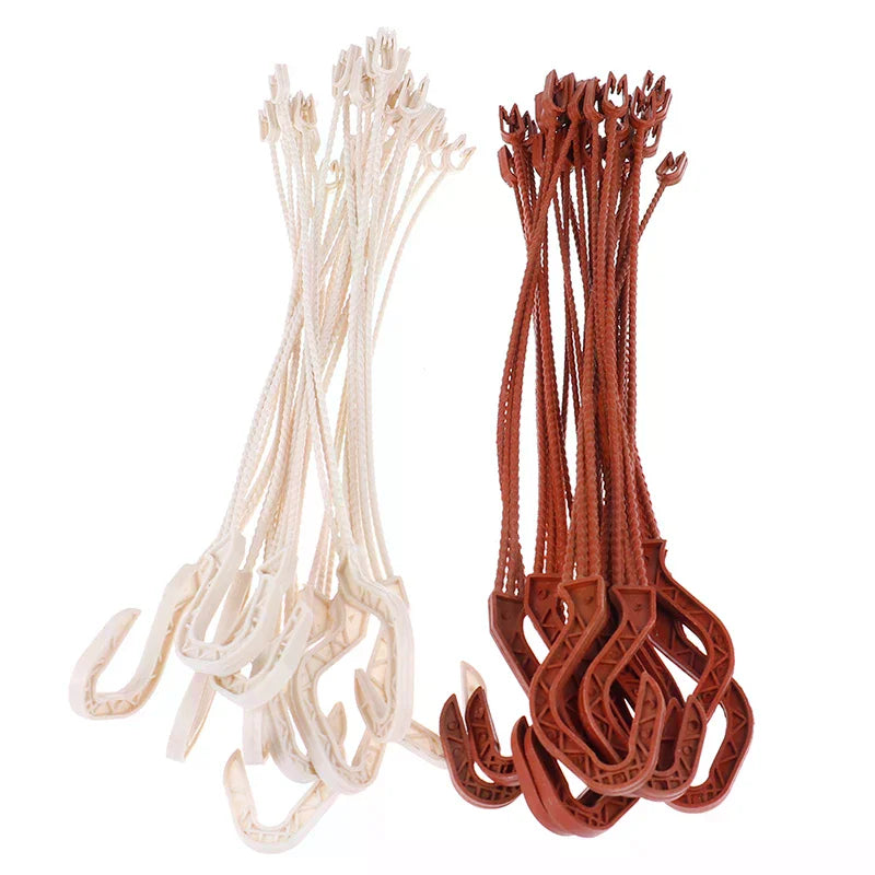 crochet tressé moderne suspendre pots fleurs jardin balcon beige marron rustique naturelextérieur