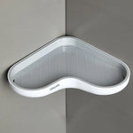 étagère salle bain blanc moderne adhésive simple toiletterie murale rechargeable