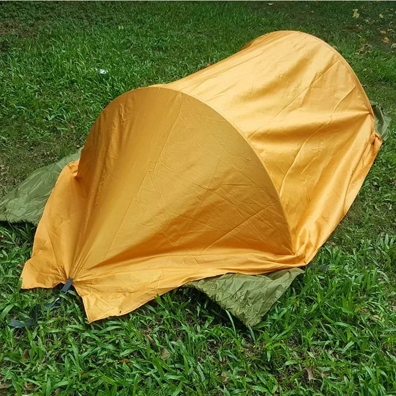 hamac jaune moderne sac rangement crochet anti pluie imperméable solo camping