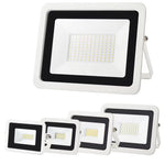 projecteur led blanc noir ip68 eyelets 10w 20w 30w 50w 100w