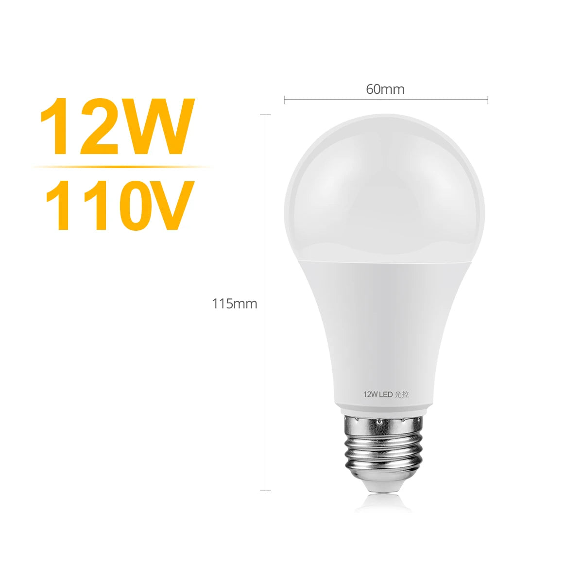 Ampoule LED 15W blanc froid 70mm globe terrestre moderne vis E27 50000h