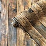 papier peint auto adhésif texture bois marron rustique moderne imperméable résistant eau sans formaldéhyde