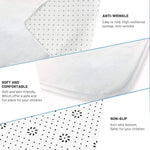 tapis personnalisable vinyle polyester antidérapant moderne points noirs blancs usage intérieur maison porte cuisine