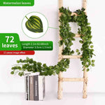 guirlande artificielle feuilles lierre vert décoration jardin intérieur fête mariage extérieur plante vigne
