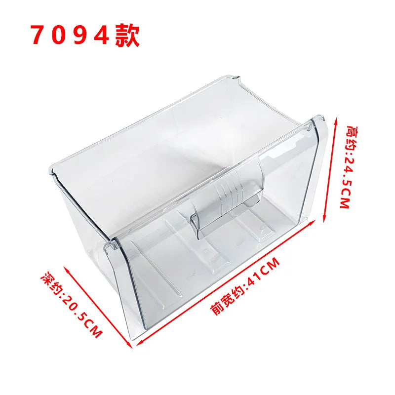tiroir réfrigérateur transparent moderne pratique taille 24.5cm 19.5cm 37.5cm