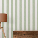 papier peint rayures vertes classique adhésif résistant humidité sans formaldéhyde environnement 50cm 300cm