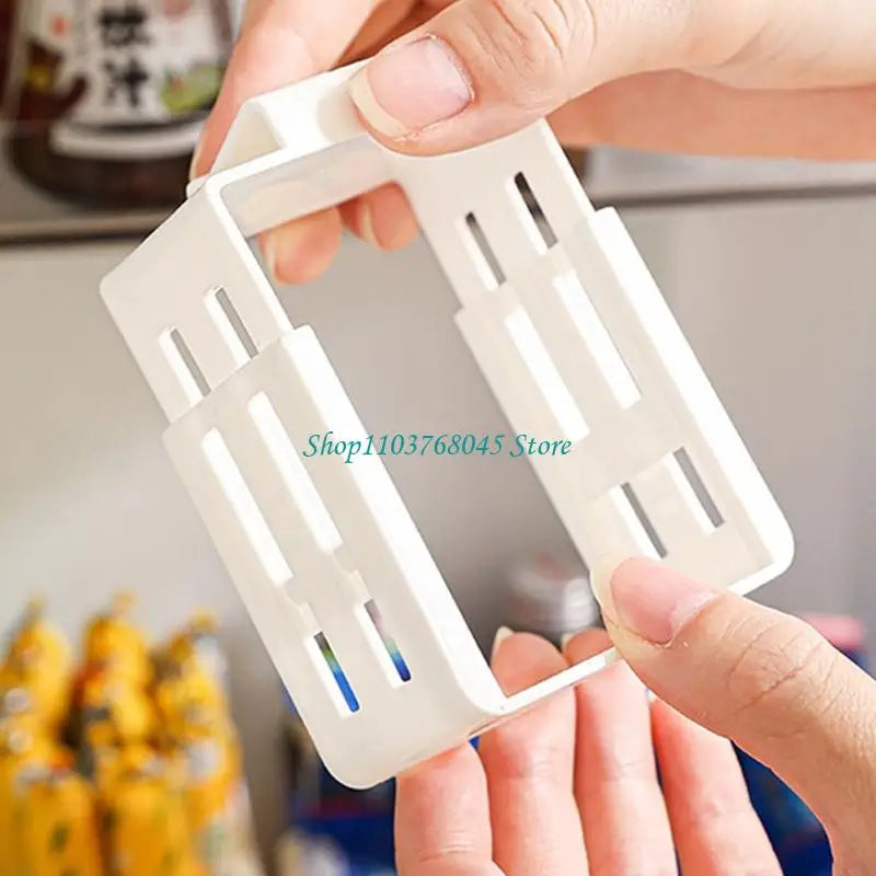 organisateur rangement blanc moderne adhésif perforations support cuisine fridge pratique