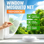 filet anti moustiques adhésif fenêtre blanc translucide maille fine modernerollable sans perçage easy install