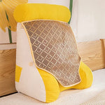 coussin soutien ergonomique moderne lavable vert rose gris bleu jaune pp coton polyester