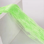 rideau decoratif franges coeurs romantique translucide salon chambre tringle maison