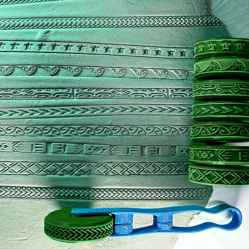 bracelet vert motifs géométriques moderne adhésif inclusion pince bleue dimensions modernes