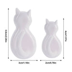 crochets muraux adhésifs formes chats animés noirs blancs transparents modernes pièces
