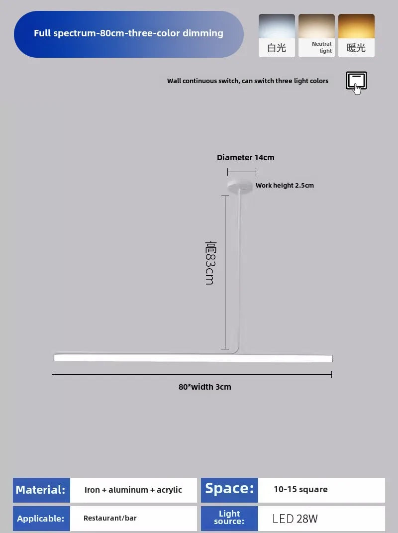luminaire suspension moderne minimaliste rouge noir blanc articulation chambre salon