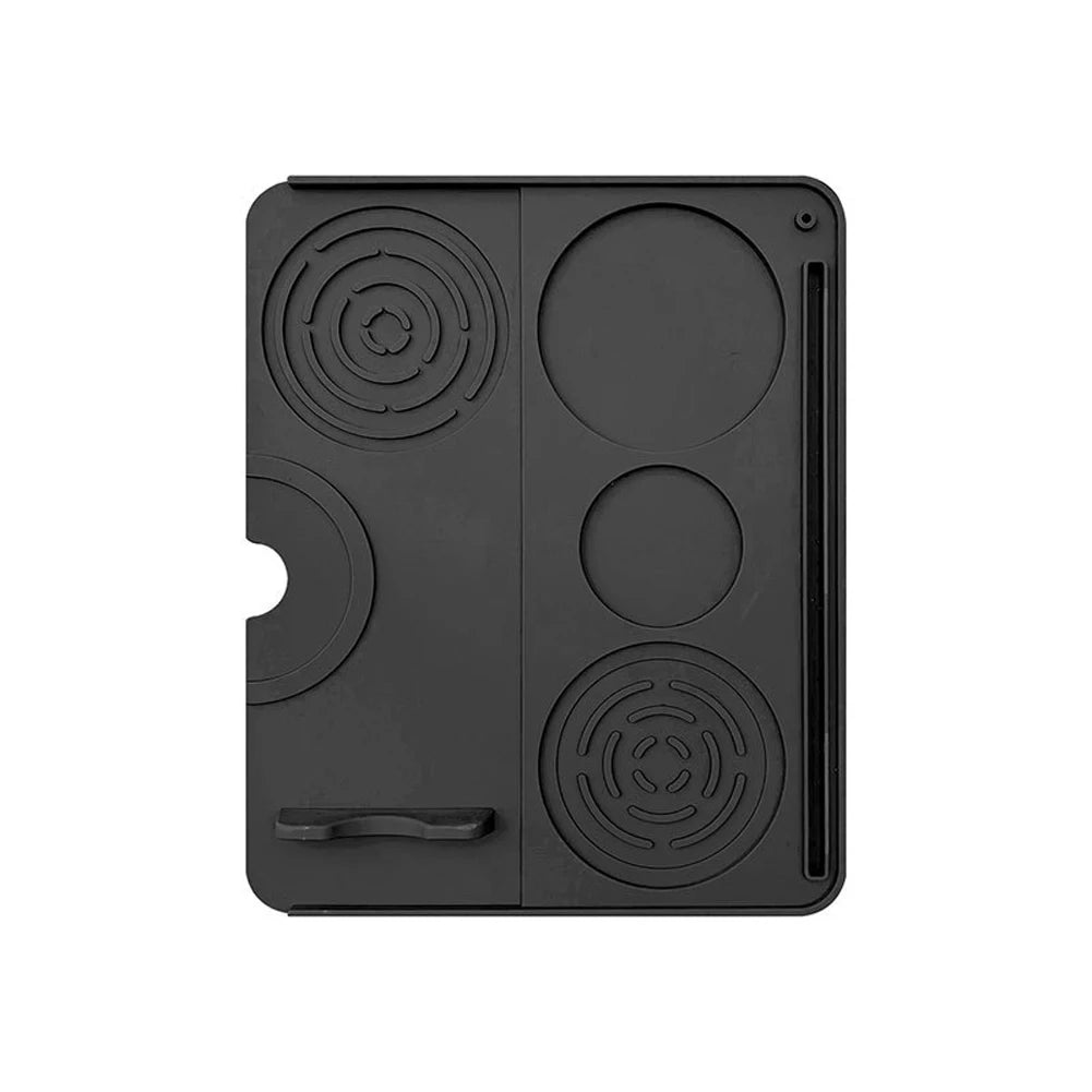 tapis silicone drainage machine noir tasses accessoires organisation cuisine moderne
