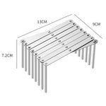 support couvercle acier inoxydable extensible multifonctionnel assiettes bol rangement cuisine utilitaire minimaliste