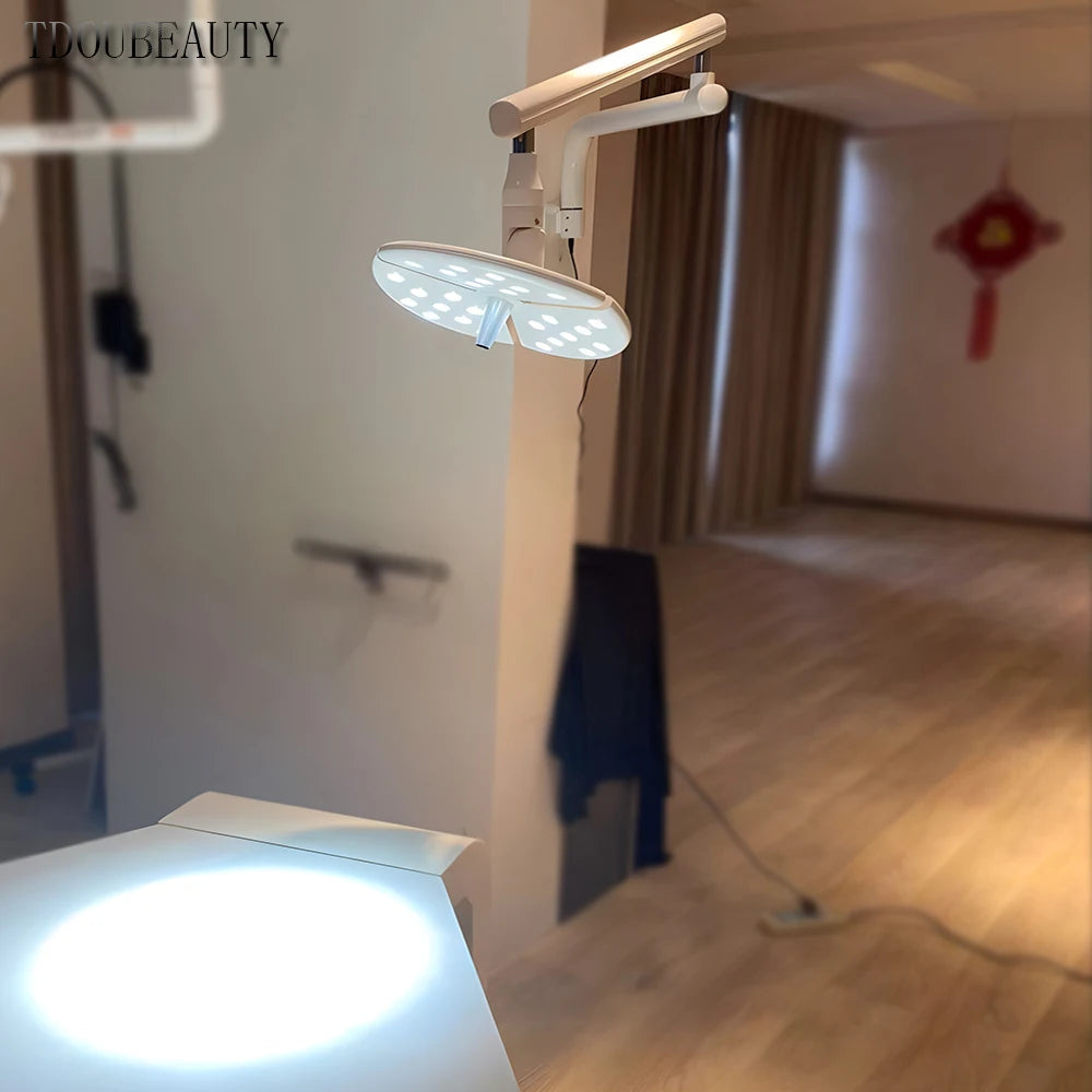 lampe chirurgicale blanc moderne fixation murale interrupteur tactile 30cm diamètreclinic usage