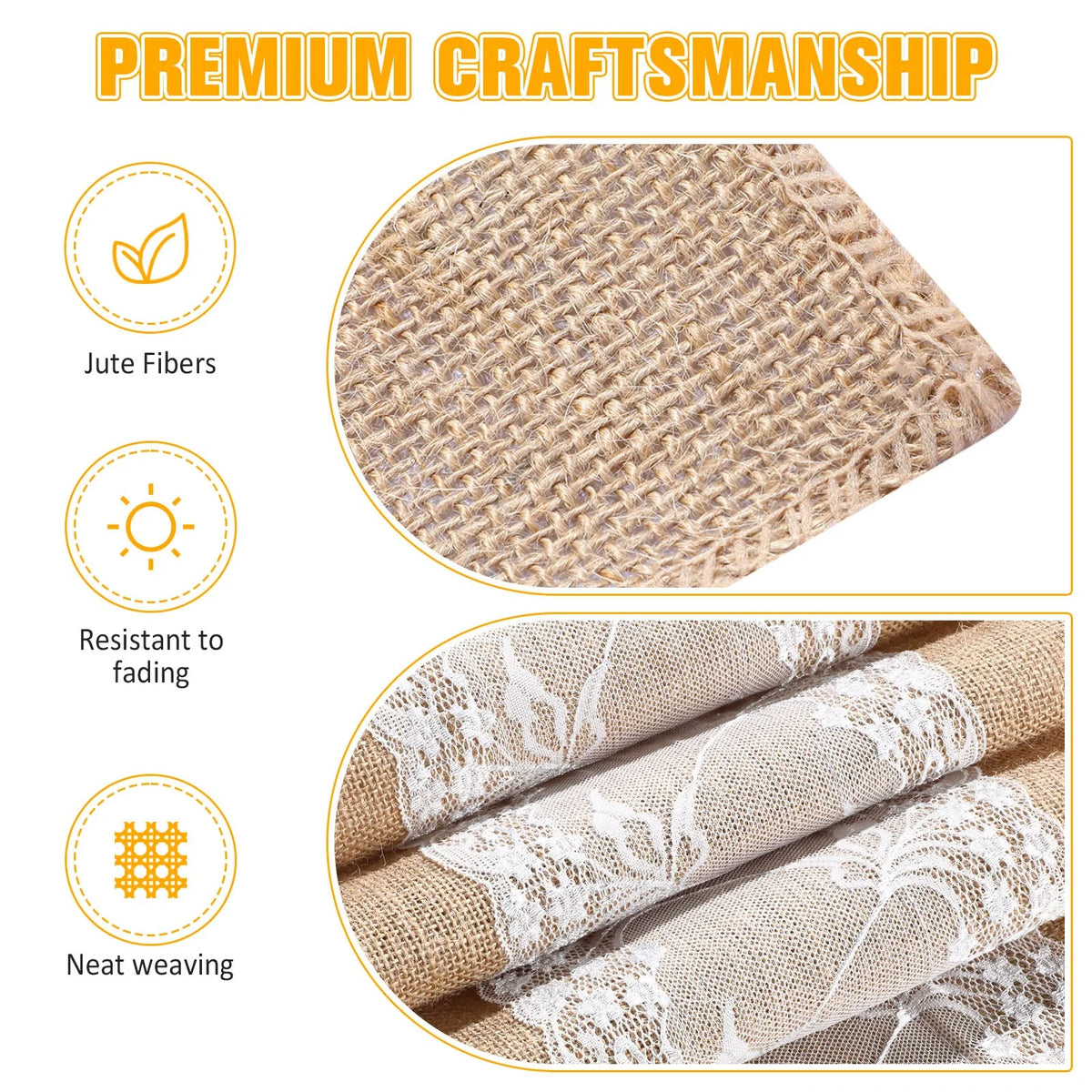chemin table patchwork brodé dentelle blanche tissu burlap rustique chic serviettes assiettes couverts vases