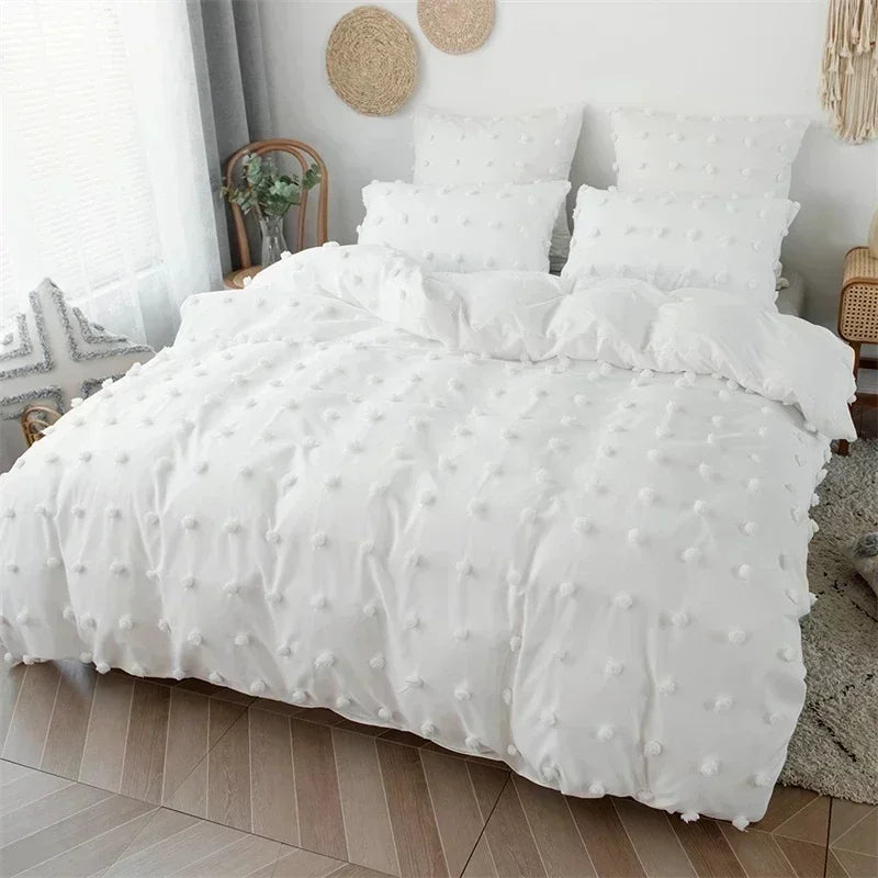 ensemble literie double blanches moderne zippé 200x200cm haute qualité polyester blanc