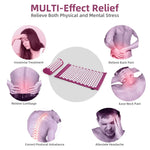 tapis massage acupression violet points blancs soulagement douleur relaxation stress moderne fitness yoga