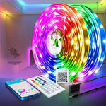 ruban led multicolore moderne synchronisation musique télécommande inclusion adaptateur secteur bluetooth wifi
