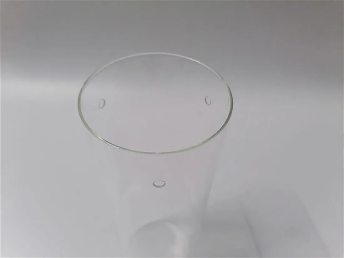 tube transparent moderne très fin abat jour verre fixations variées bougeoir lustre applique murale